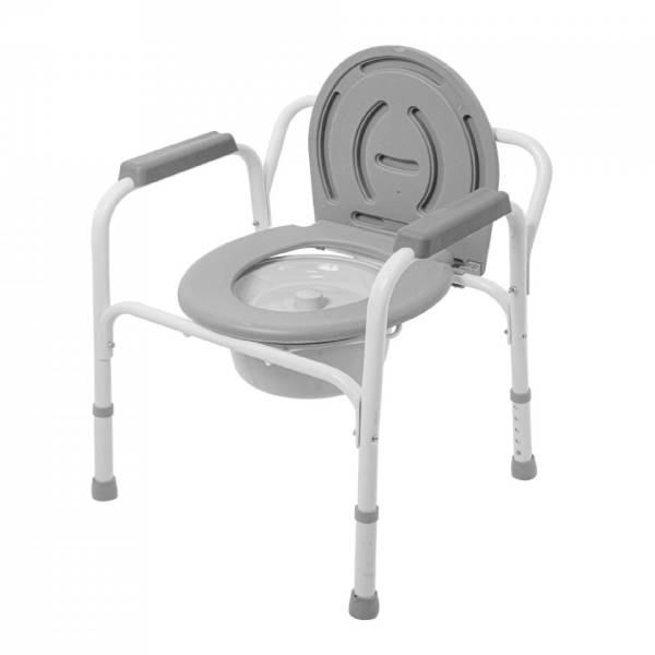 Кресло-туалет с санитарным оснащением без колес WC Econom