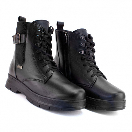 Полусапоги Dr. Spektor с шерстью женские 7266-5С-0 черные. Изображение 2 из 4