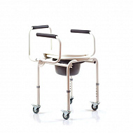 Кресло-стул Ortonica с санитарным оснащением на колесах TU8.